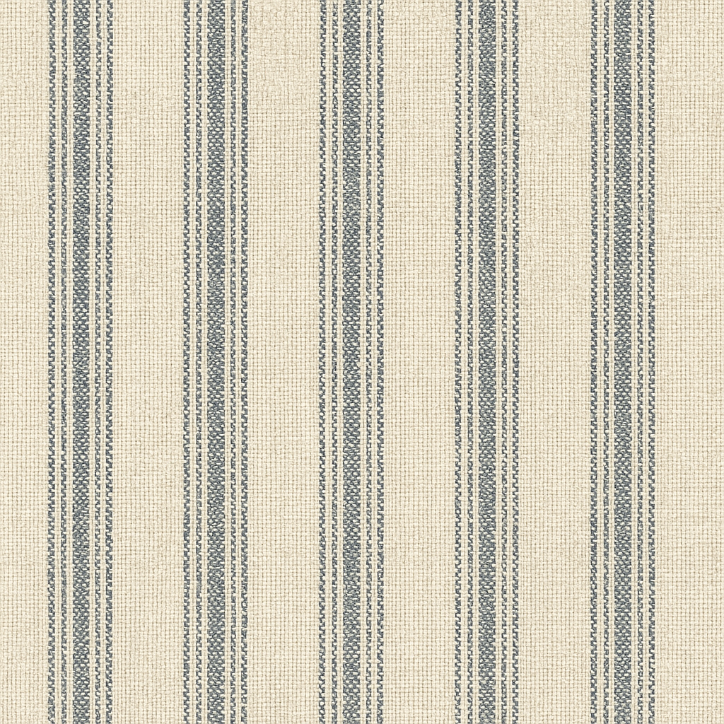 Blakeney Printed  Linen Blue strip sofa