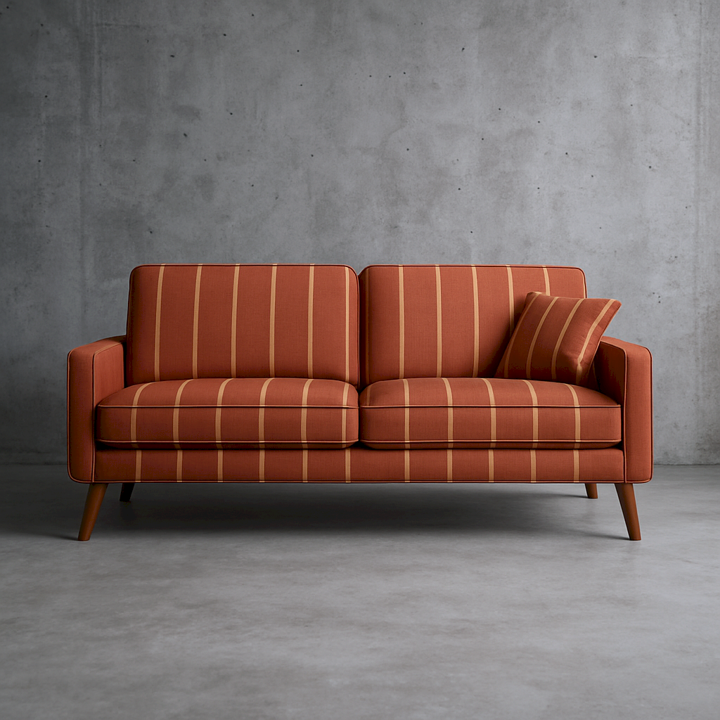 Blakeney Printed  Linen  stripe sofa