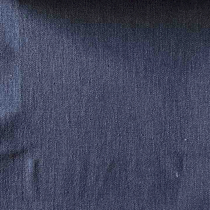 Carolo Comfy Linen  Navy Blue Three Seater Sofa