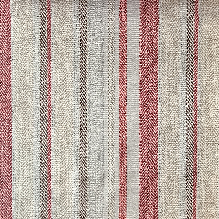 Parker  Linen Red Stripes  sofa bed 