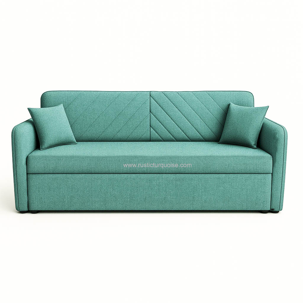 Flexi Nest Teal 3 seater Pull Out sofa bed