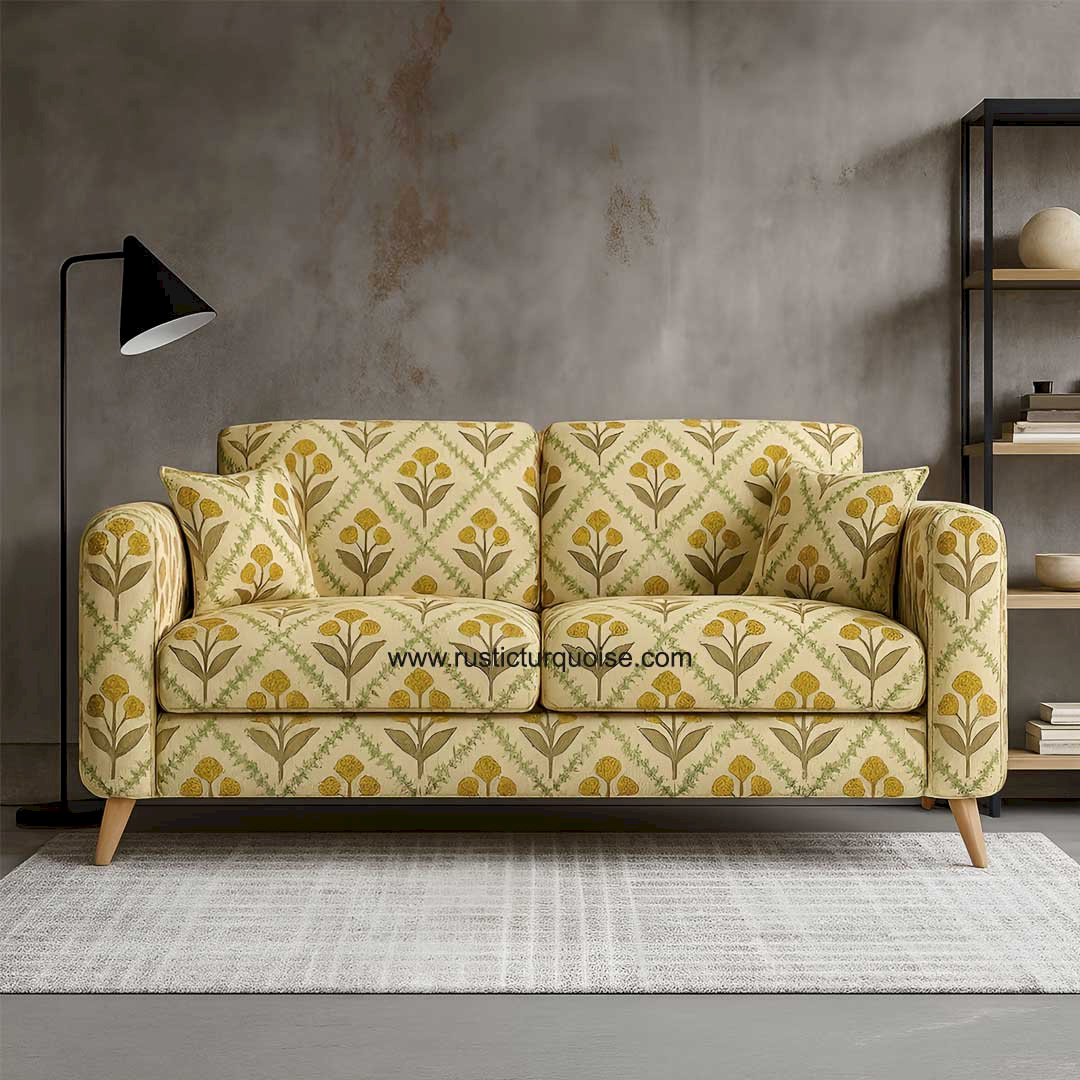 Marbella Flowrel   3 Seater  sofa 