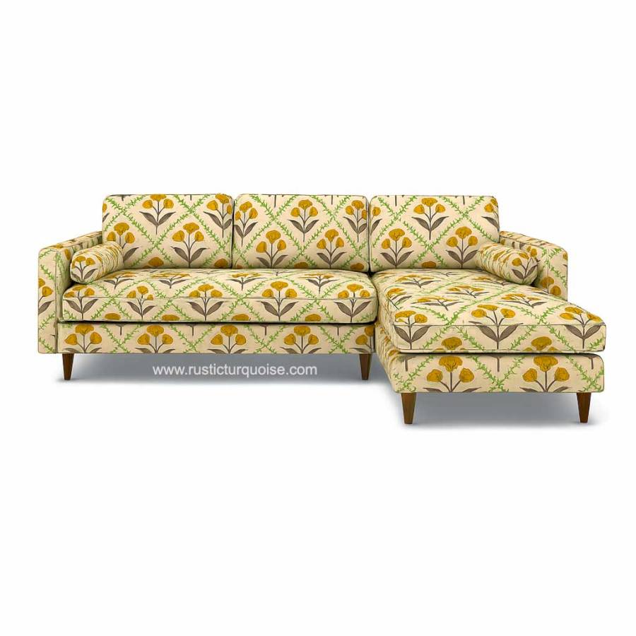 Tulip  Florel  L-shape  sofa