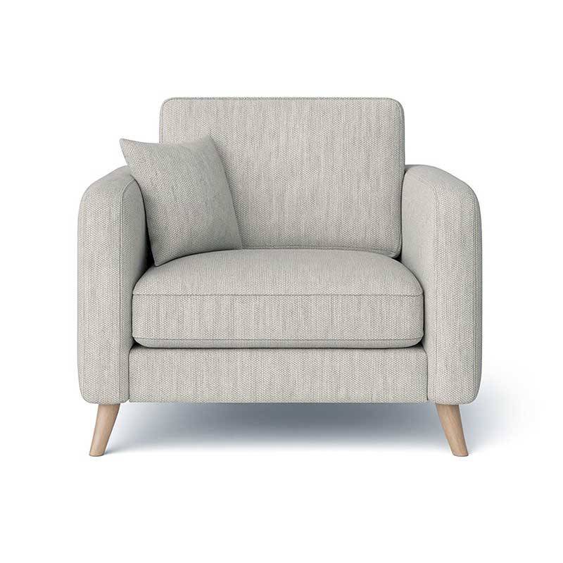 Urban Edge Modern Gray  Two Seater  sofa 