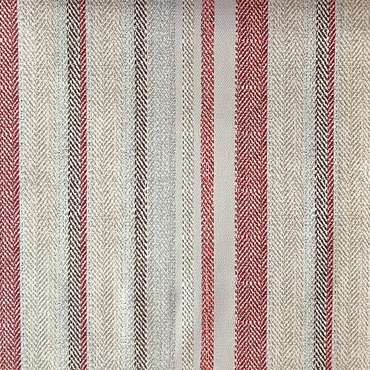 Agnes Red Stripe  Accent chair 