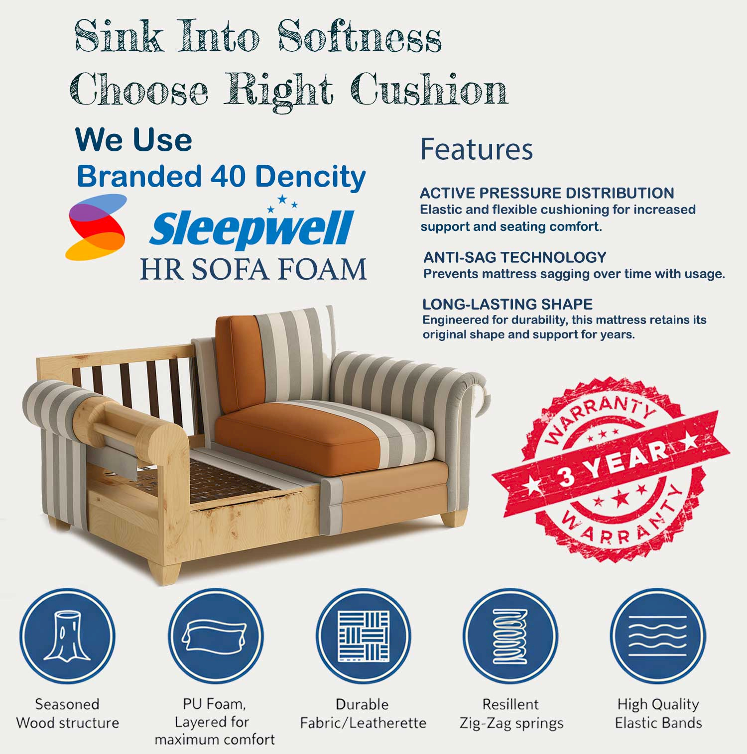 The Nordic Modern Sofa