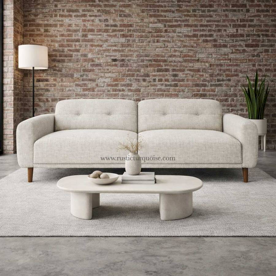 Harmony Modern Three Seater Sofa 