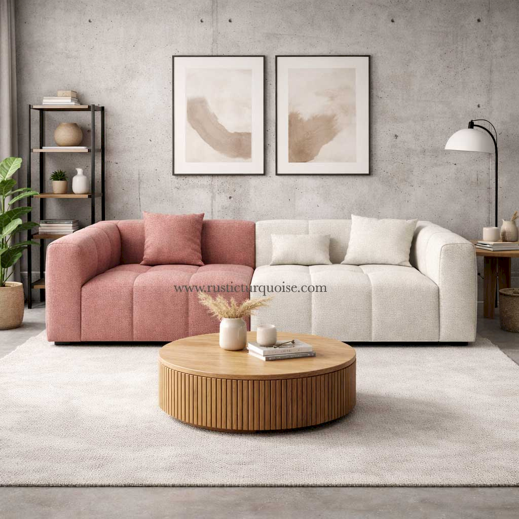 The Modular Block Modern Three Seater Sofa 