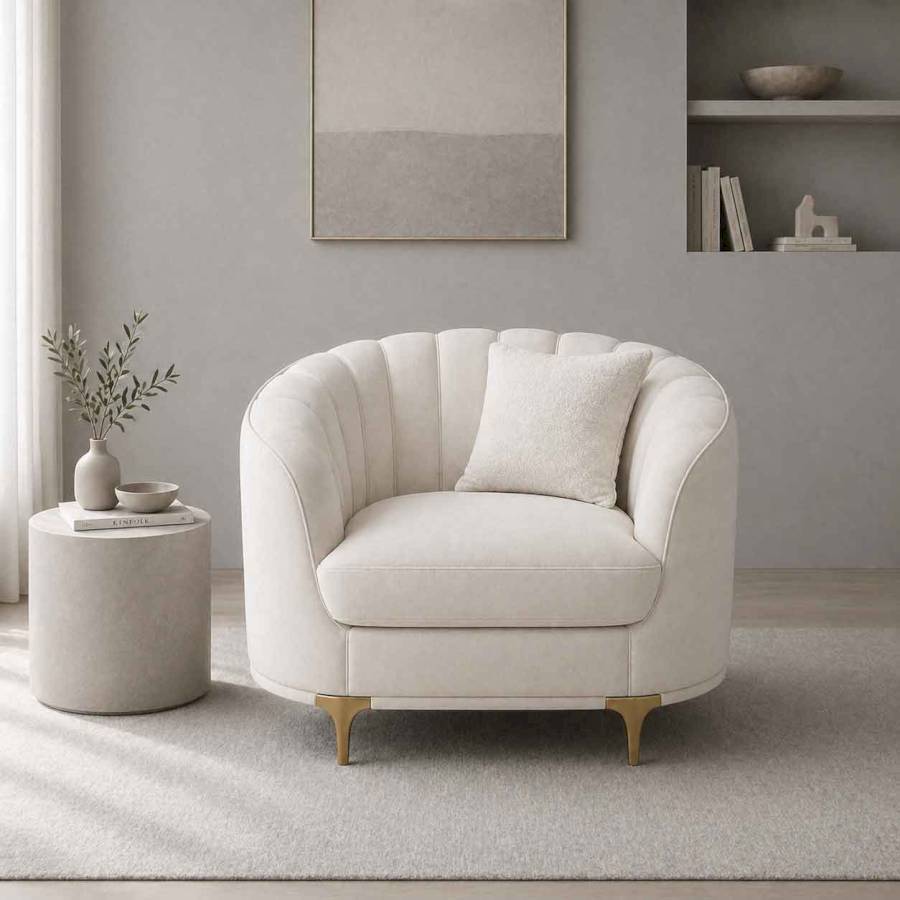 Casa Curve Three Seater Sofa 