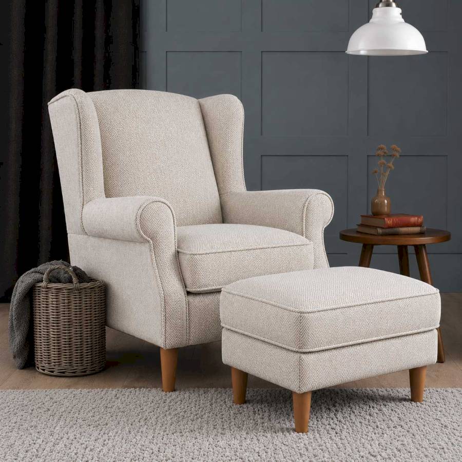 French Estate Wingback Chair