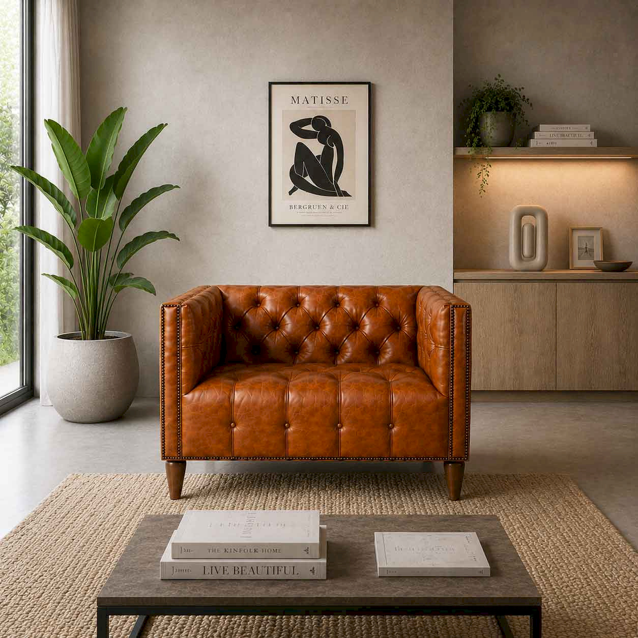The Oxford Leather Chesterfield 3 Seater Sofa